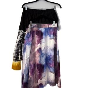 Women’s Skirt Bundle tie dye boho midi sz large